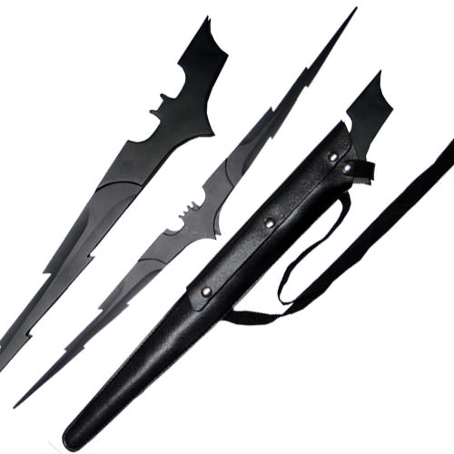 Bat Lightening Bolt Striking Fantasy Sword