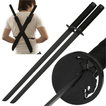 Ninja Assassin Twin Sword Set 18 Inch Overall