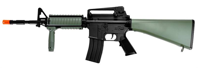 AEG Plastic Gear M4 with Rails, OD Color Full Stock