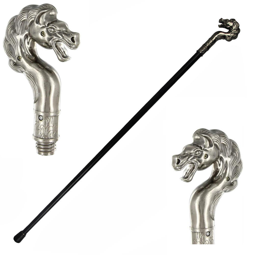 Thoroughbred Show Horse Walking Cane