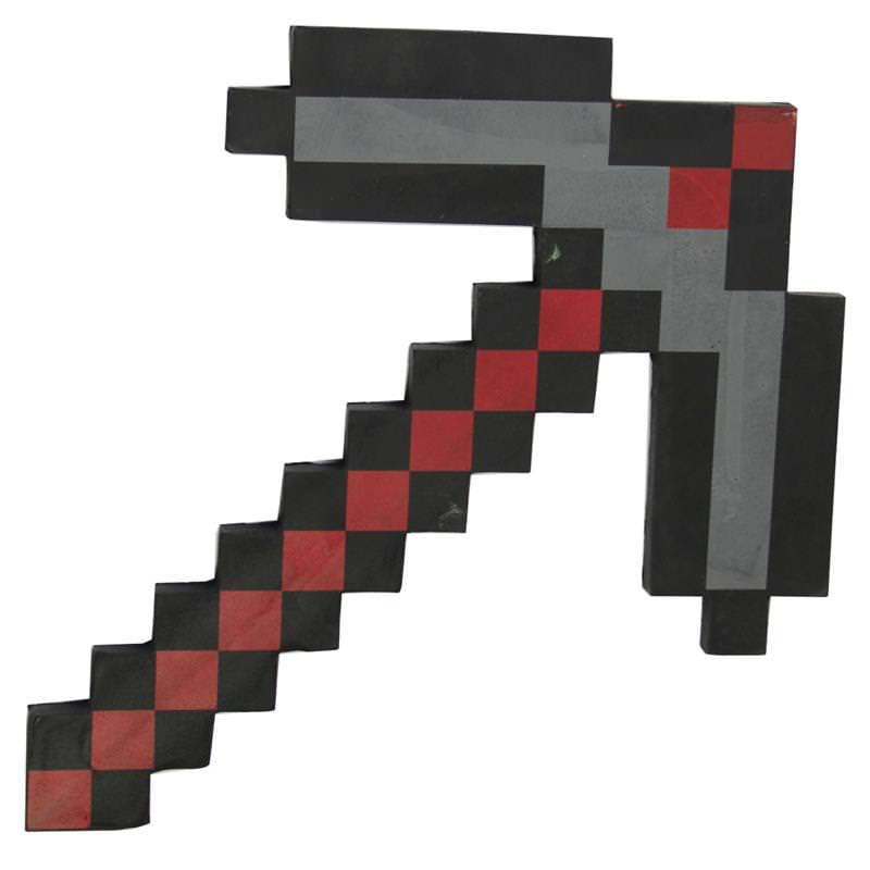 Diamond Foam Pickaxe Latex Cosplay Axe Costume LARP
