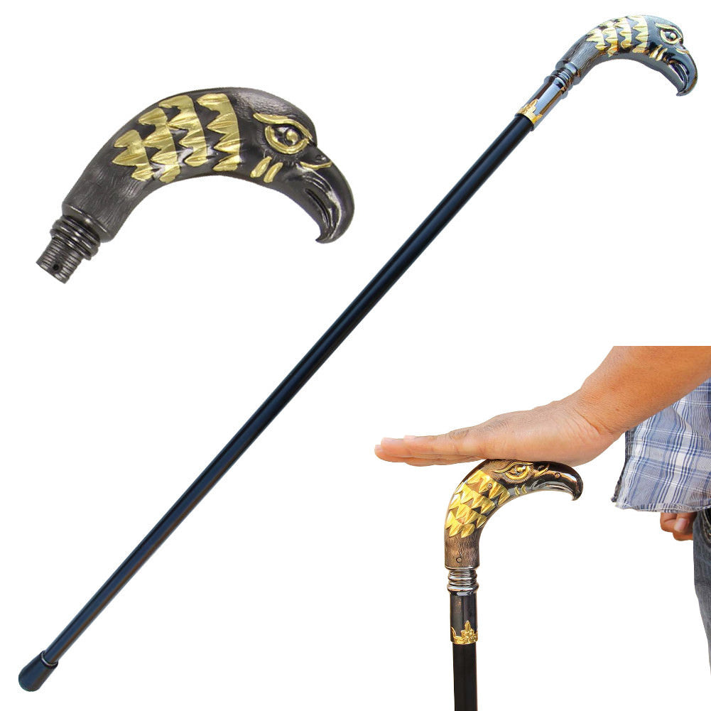 Majestic Golden Eagle Walking Cane