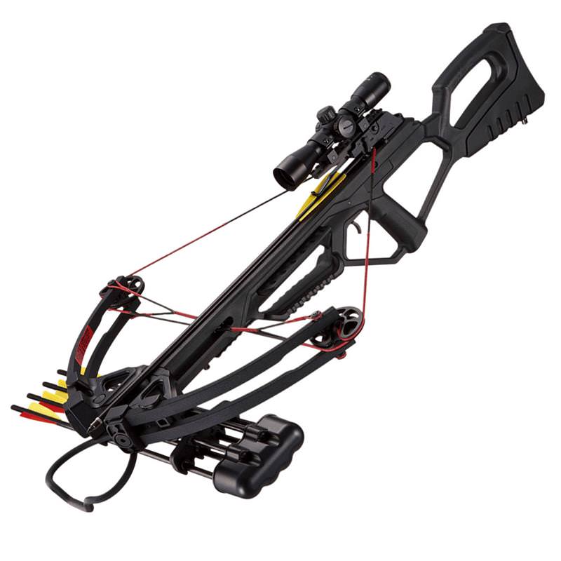 Valiant Sniper Compound Rifle Crossbow 185 lbs 4x32 Scope Package