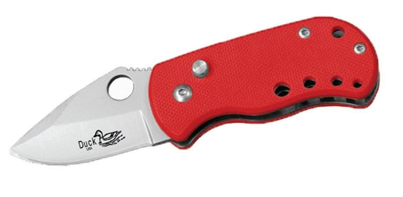 CA Legal Automatic Knife Red G10 Handle - 1.75 Inch Blade