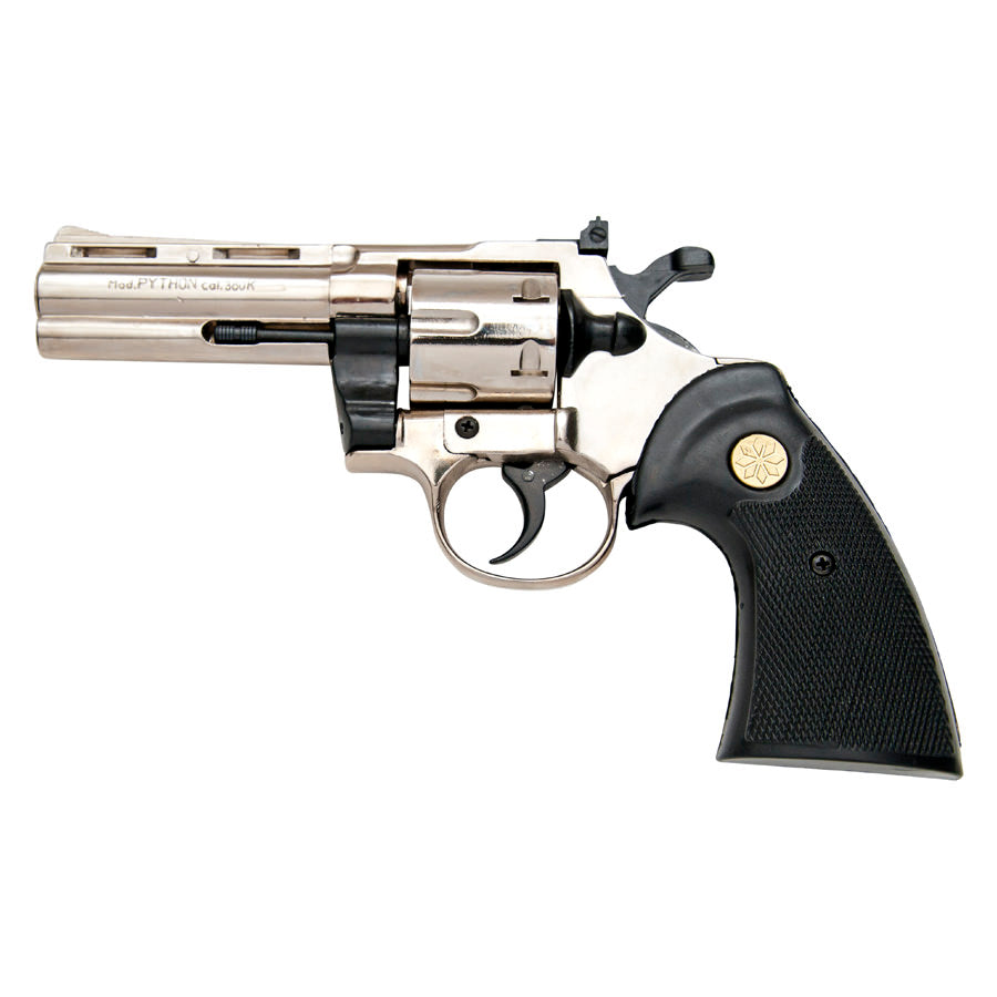 Kimar PYTHON Nickel Finish 9mm Blank Firing Revolver