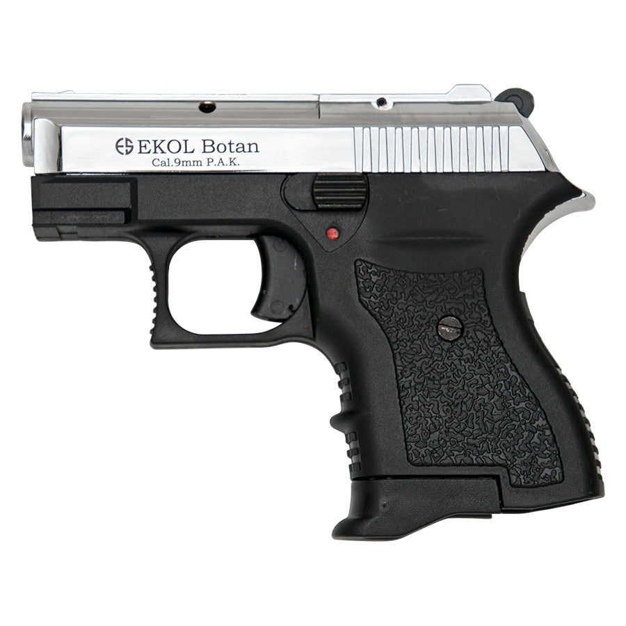 Botan 9MM Blank Firing Chrome Finish Starter Pistol