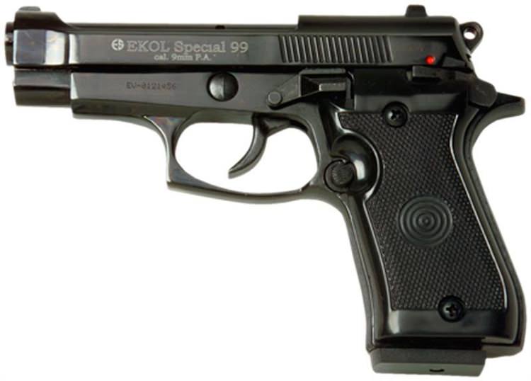 Special 99 V85 Front Fire Blank Flare Gun Black Finish