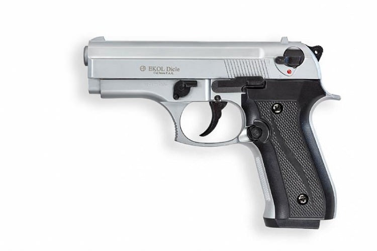 COUGAR Front Fire Blank Flare Gun Nickel Finish