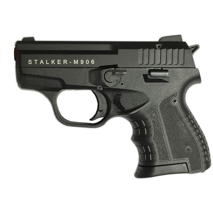 Stalker M906 Black Finish - 9mm Blank Firing Replica Zoraki Gun