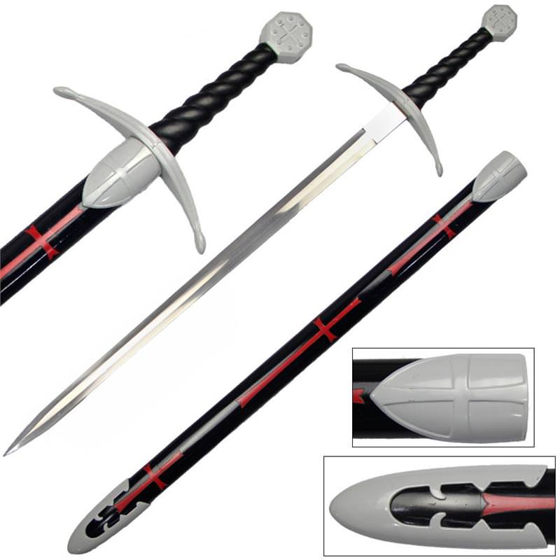 Knights Templar Medieval Sword With Scabbard