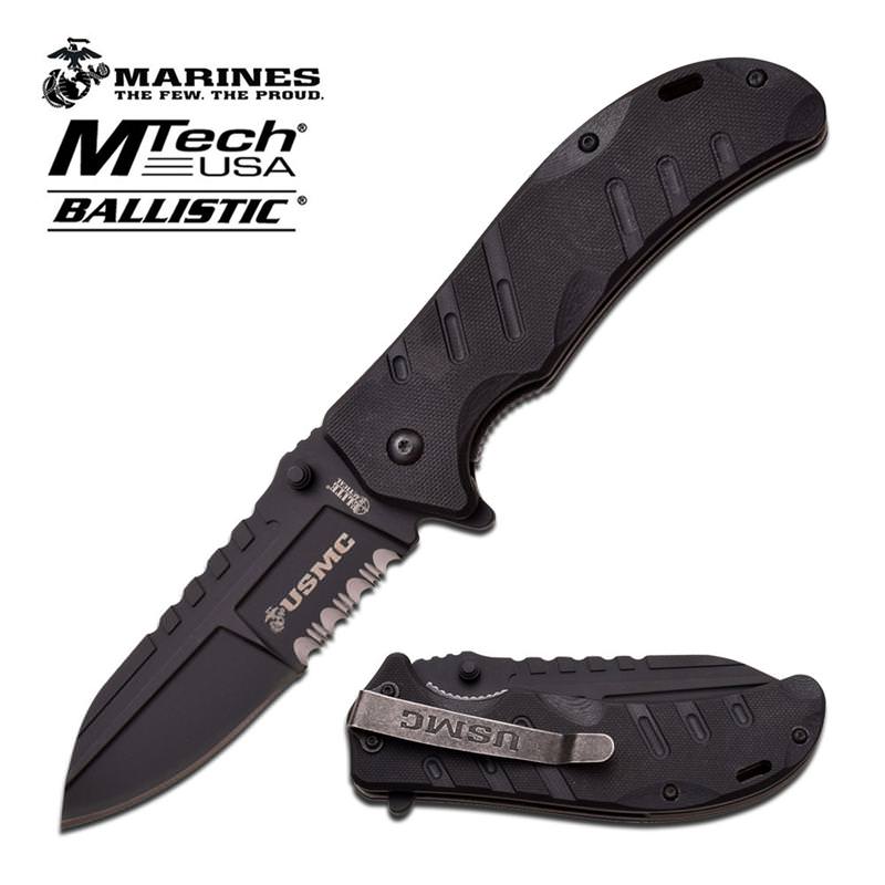 Mtech USA US Marines The Few The Proud Spring Assisted Folding Knife