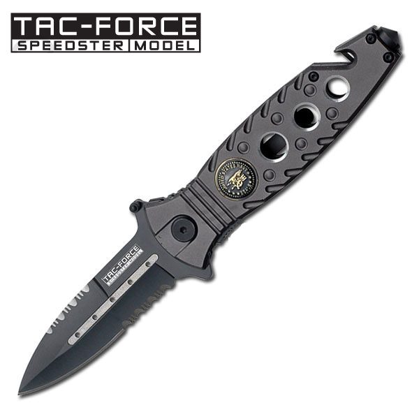 Military Rescue Dagger Style Spring Assisted Knife