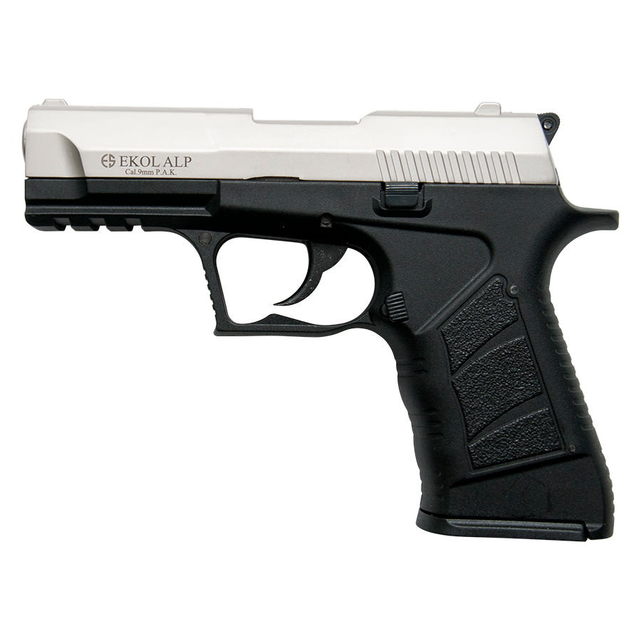 EKOL ALP Satin Finish 9mm Sub-Compact V92F Blank Firing Replica Gun