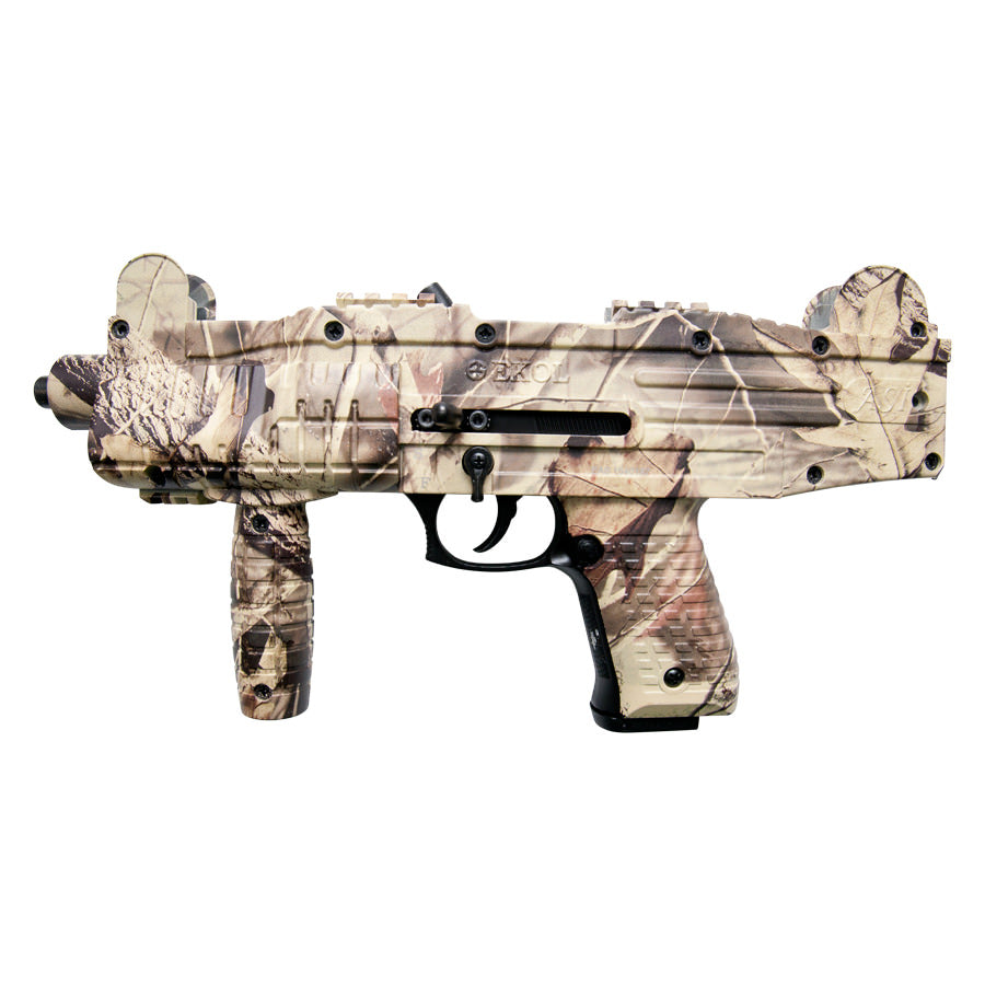 Camouflage ASI - UZI Fully Automatic Blank Firing Machine Gun