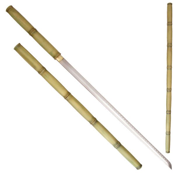 Bamboo Zatoichi Ninja Stick Sword