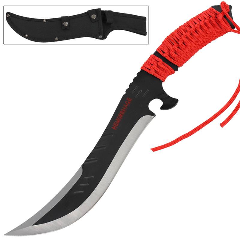 Bloody Hemorrhage Full Tang Hunting Knife