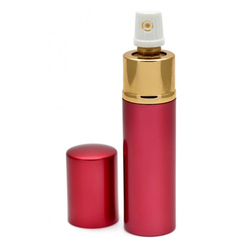 Red Lipstick Pepper Spray Women Discreet Self Defense Personal Security
