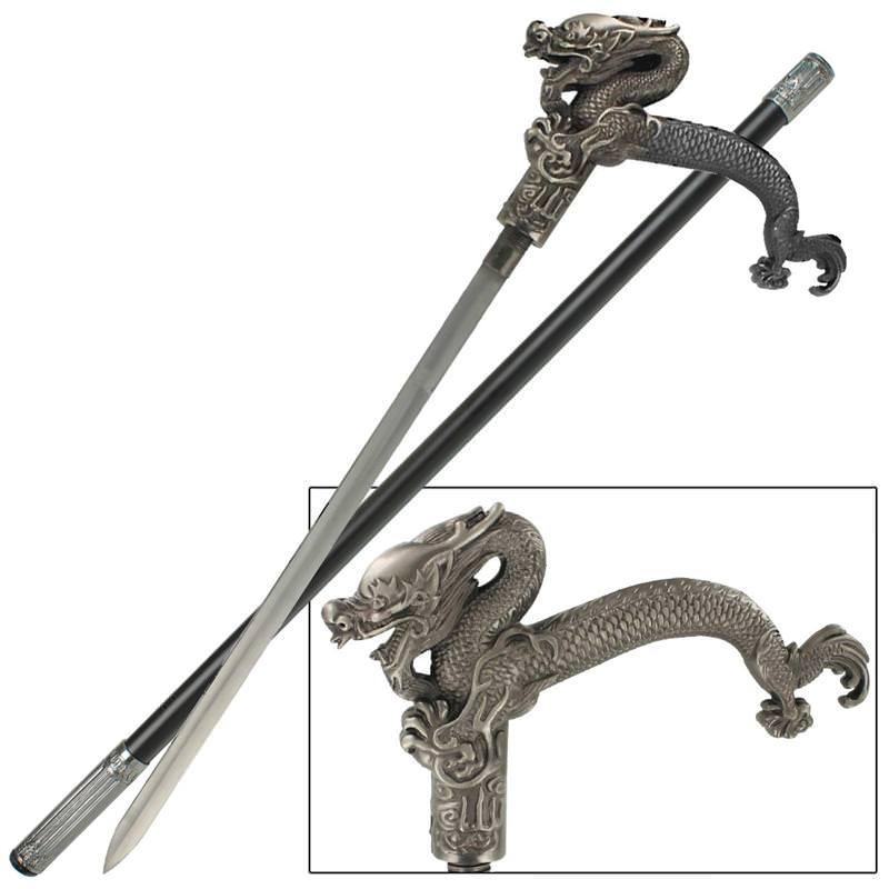 Dragonlord Oriental Chinese Dragon Walking Sword Cane