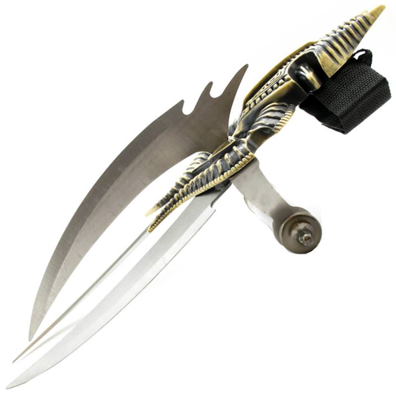 Prometheus Alien 3 Bladed Fantasy Dagger Raptor Claw Hand Spike