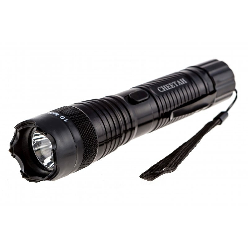 10 Million Volt Stun Gun Tactical Flashlight - Black