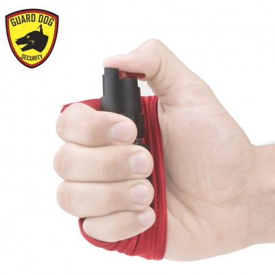 InstaFire Red Personal Defense Pepper Spray 1/2 oz With Activewear Hand Sleeve