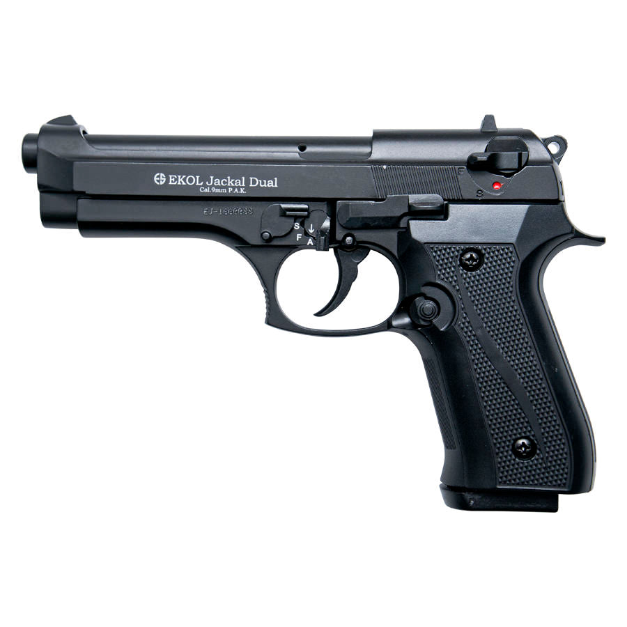 Jackal Full Automatic Blank Firing Machine Gun Black Finish