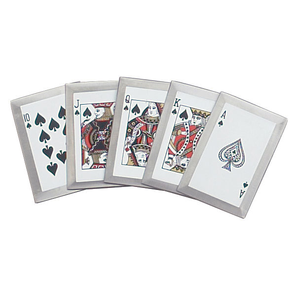 Casino Royal Flush Throwing Card Set Knife Throwers