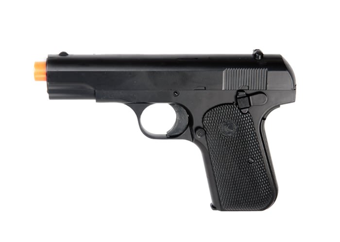 K8 Metal Spring Powered Airsoft Pistol / Side Arm