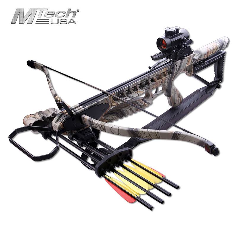 175LB Recurve Crossbow Red Dot Scope Integrated Quiver