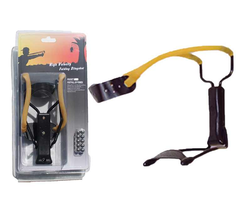 Hard Rubber Sling Shot With Slingshot Ammo