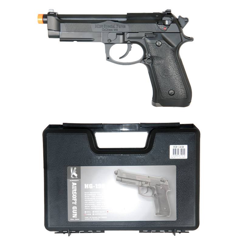 HFC M9 Airsoft Pistol Special Forces Gas Blowback Gun (FULL AUTO)