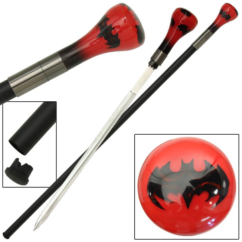 Rising Dark Midnight Elegant Removable Blade Walking Sword Cane