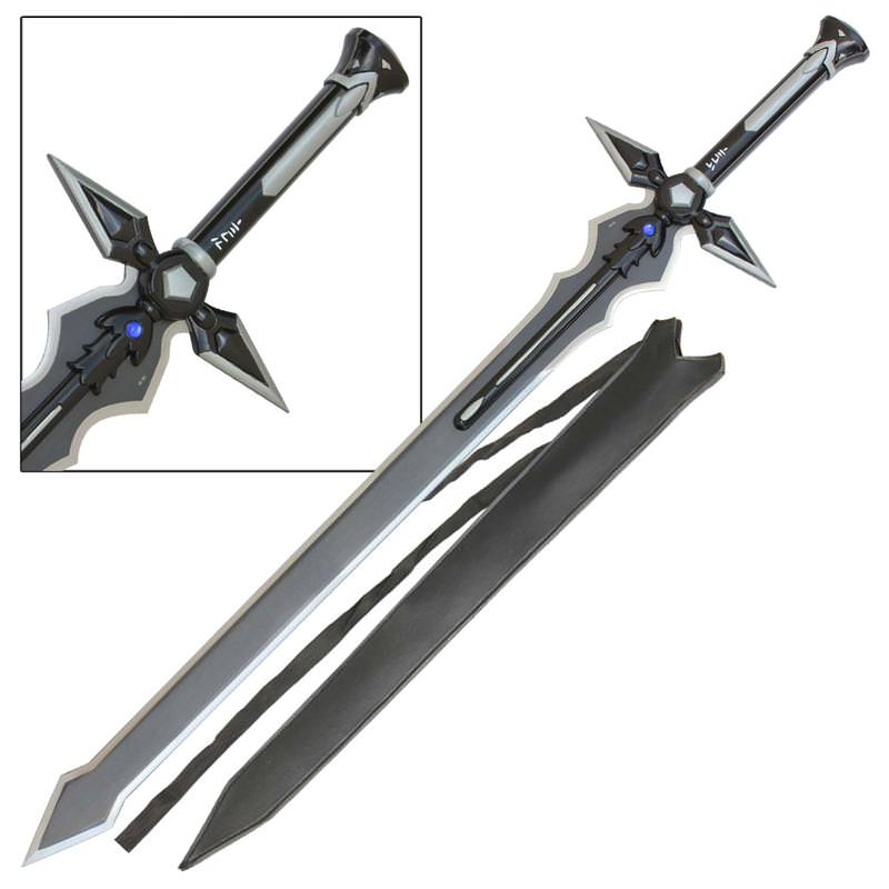 SAO Black Dark Repulser Sword of Kirito Replica