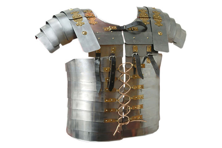 Roman Soldier Military Lorica Segmentata Body Armor 18 Guage Steel