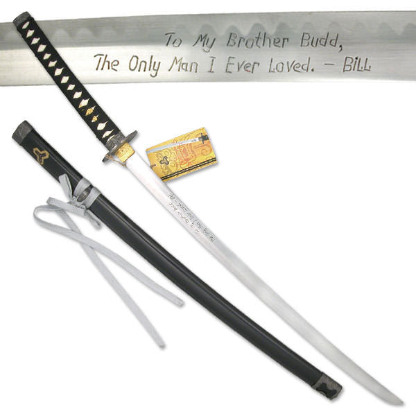 Budd's Sword Hattori Hanzo Collection Kill Bill Samurai