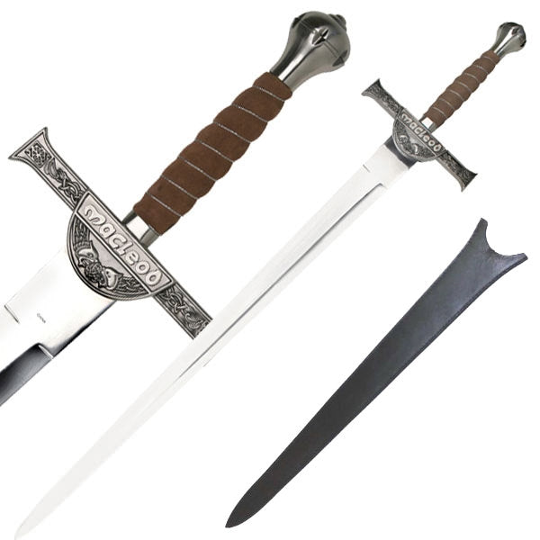 43 Inch Macleod Sword With Leather Sheath