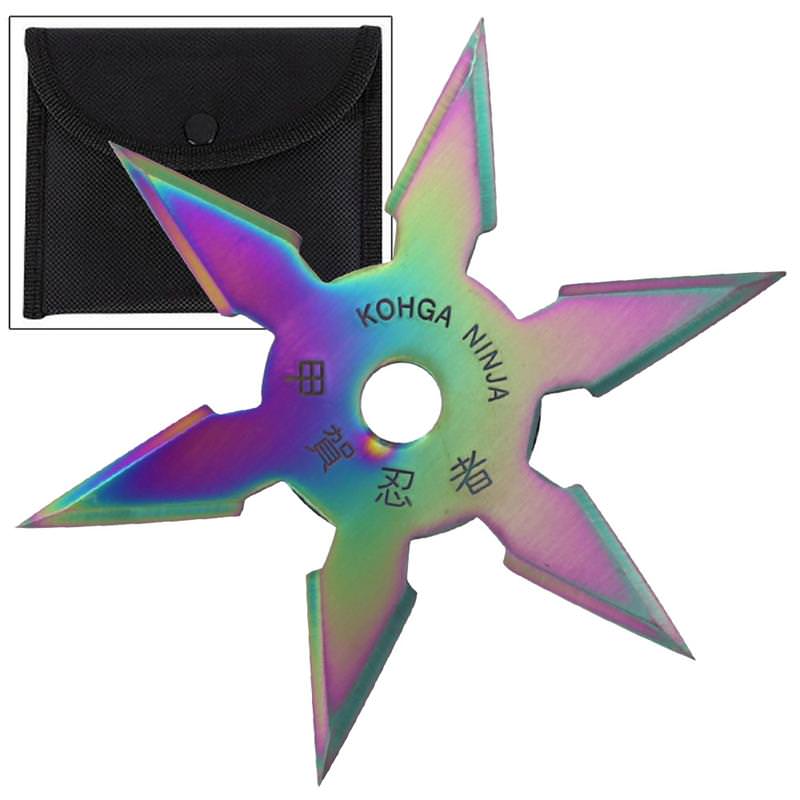 Secret Khoga Ninja Six Points Throwing Star Titanium