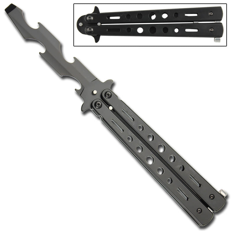 Swallowtail Butterfly Beverage Opener Multi Tool - Black