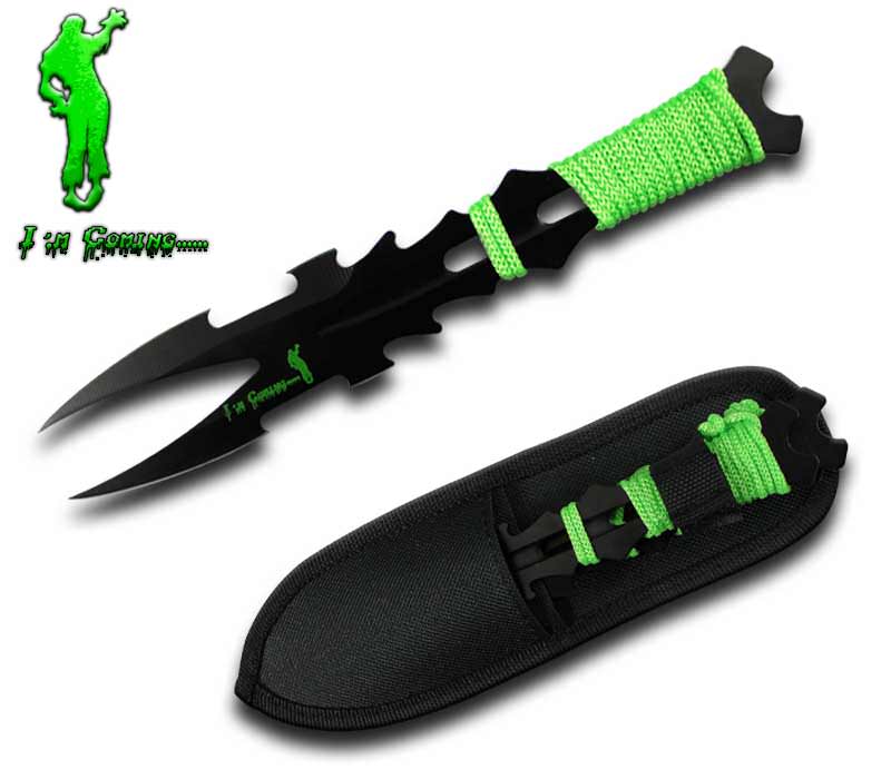 The Dark Nexus 3 Piece Stainless Steel Aerodynamic Throwing Target Knife Set