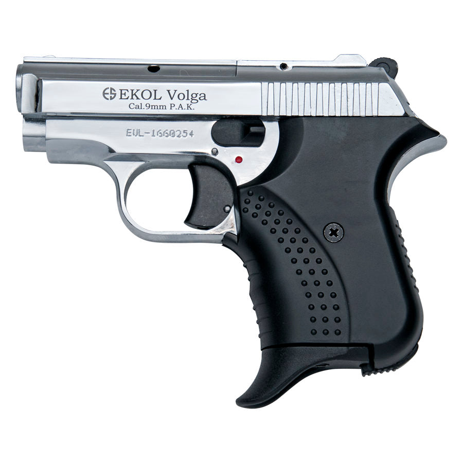 Volga Blank Firing Replica 9MM Gun - Chrome Finish