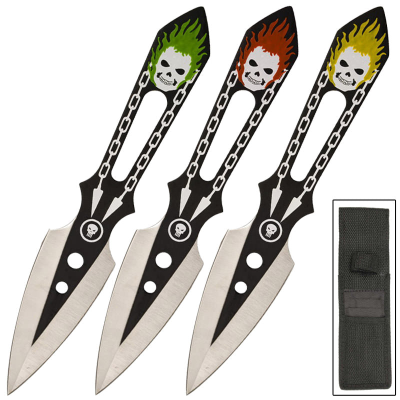 Viscous Cycle 3 Piece Throwing Knives