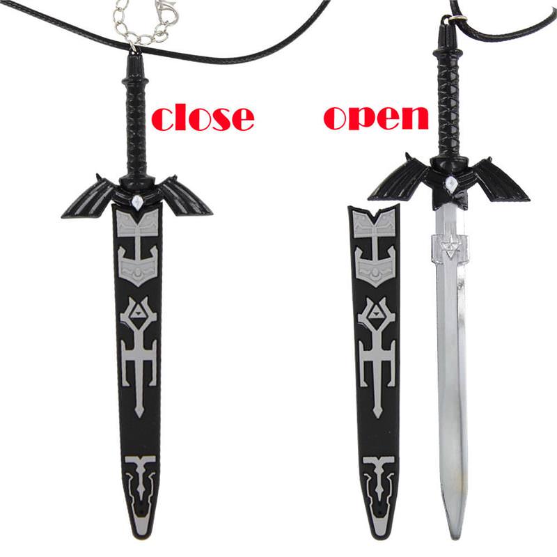Legend of Zelda Dark Hyrule Warrior Master Sword Necklace