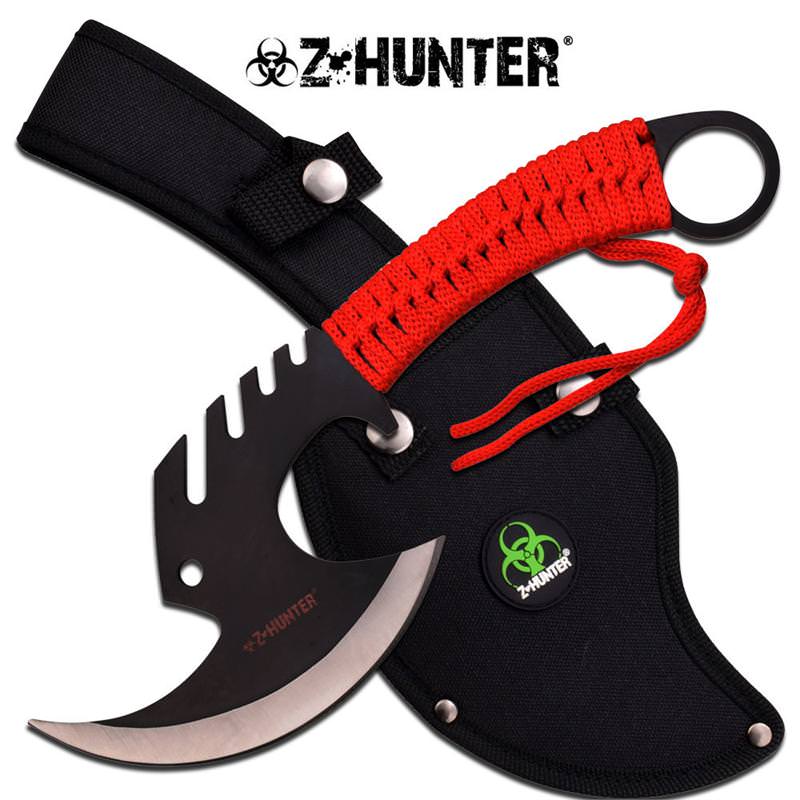Full Tang Zombie Killer Skullsplitter Tactical Throwing Axe Hatchet