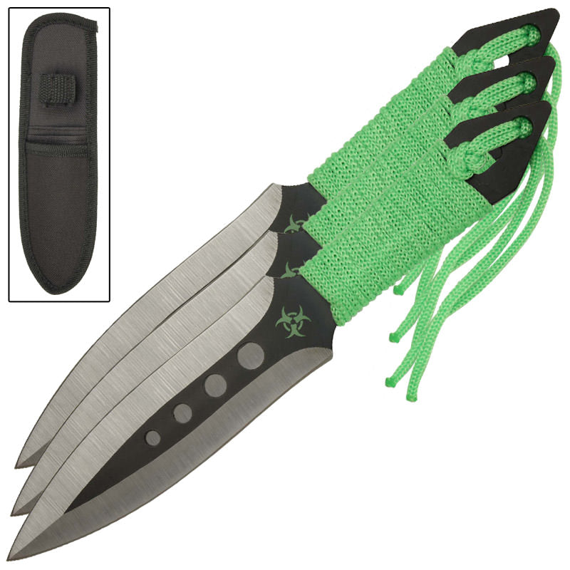 Zombie Killer Demon Knight Three-Piece Throwing Knives