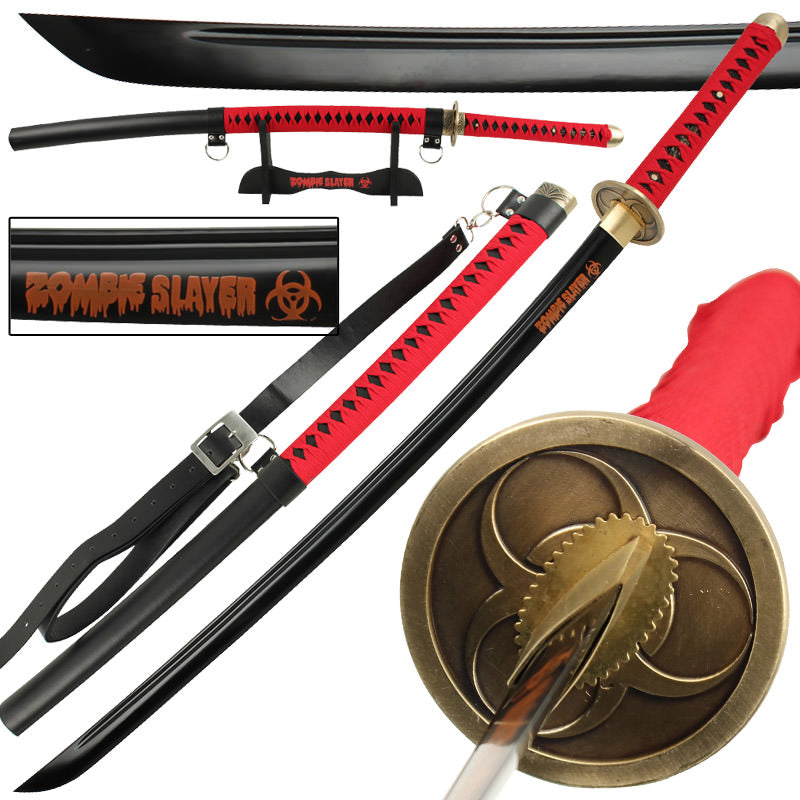 Zombie Slayer High Carbon Steel Full Tang Katana Sword