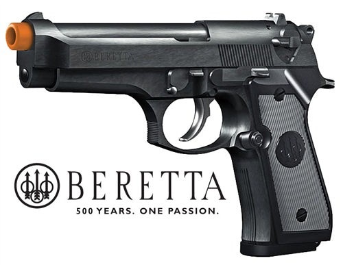 Beretta 92FS Spring Airsoft Pistol BLACK Full Trademarks by Umarex