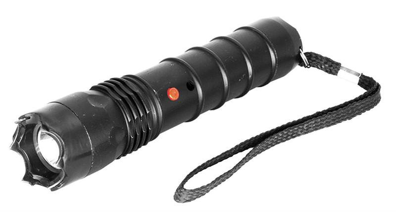 Mini Volta Tactical Stun Gun 3 Million Volts With 180 Lumens FlashLight Black
