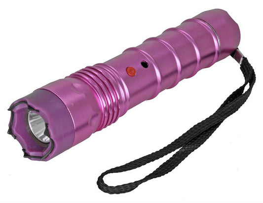 Mini Volta Tactical Stun Gun 3 Million Volts With 180 Lumens FlashLight Pink