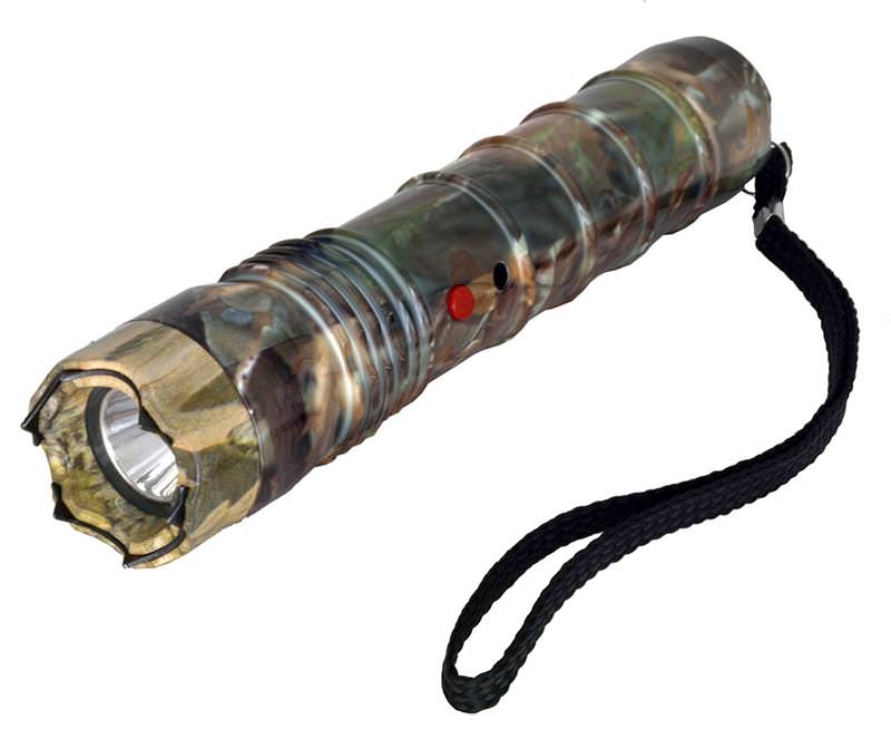 Mini Volta Tactical Stun Gun 3 Million Volts With 180 Lumens FlashLight Camo