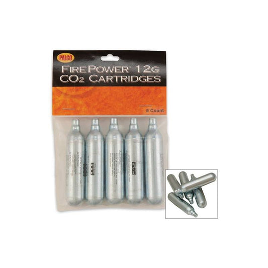 Airsoft Premium 12 Gram CO2 Cartridges 5 Pack 12g
